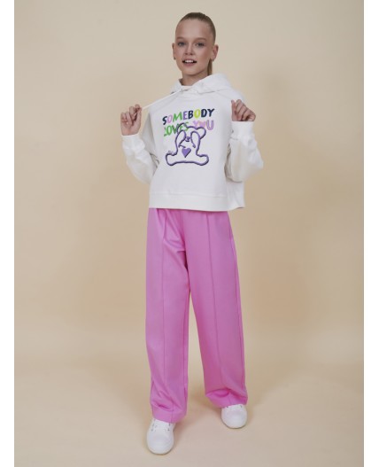 Брюки для девочек Светло-розовый(58)
