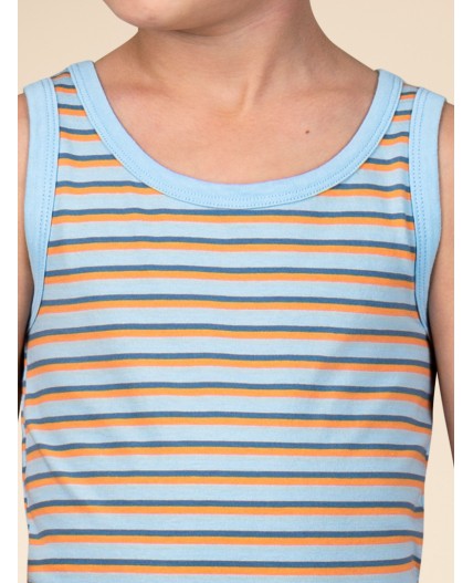 Майка для мальчиков Голубой(9)