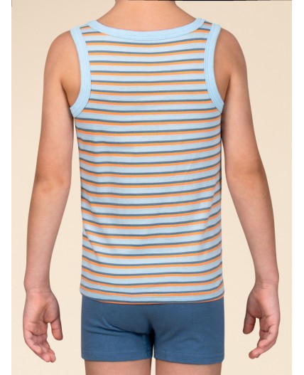 Майка для мальчиков Голубой(9)