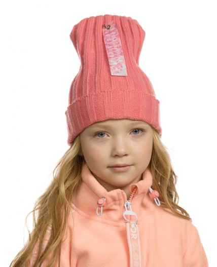Шапка для девочек Коралловый(16)