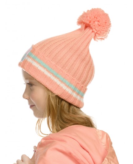 Шапка для девочек Персиковый(33)