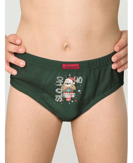 Трусы для мальчиков Бордовый/хаки/серый(5/47/40)