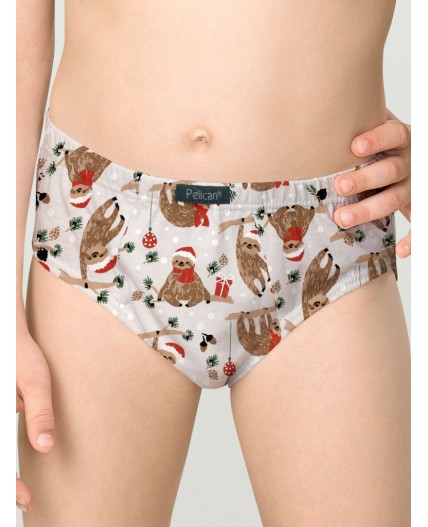 Трусы для мальчиков Бордовый/хаки/серый(5/47/40)