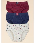 Трусы для мальчиков Серый/темно-синий/бордовый(40/54/5)