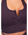Майка-топ спортивная женская Фиолетовый(46)
