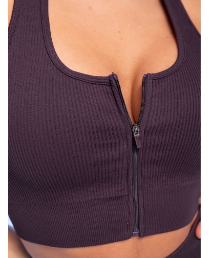 Майка-топ спортивная женская Фиолетовый(46)