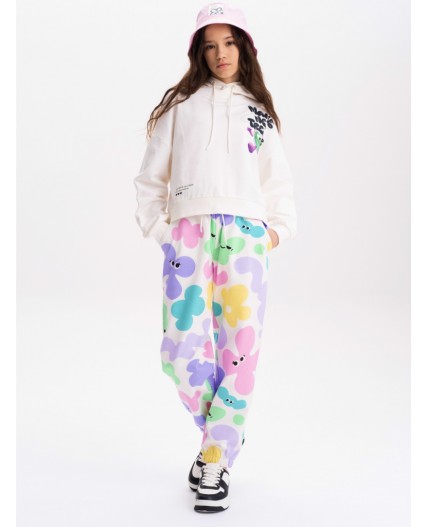 Брюки для девочек Молочный(28)