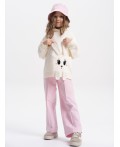 Брюки для девочек Бледно-розовый(65)