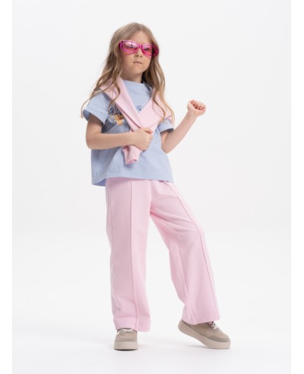 Брюки для девочек Бледно-розовый(65)