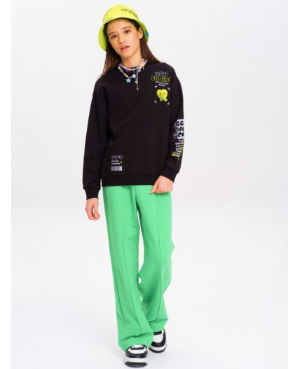 Брюки для девочек Салатовый(38)