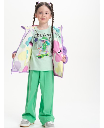 Брюки для девочек Салатовый(38)