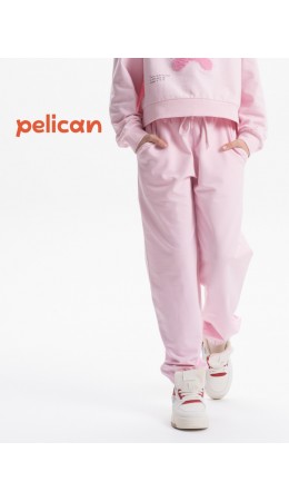 Брюки для девочек Бледно-розовый(65)