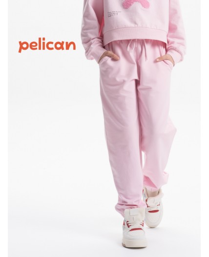 Брюки для девочек Бледно-розовый(65)
