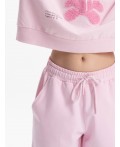 Брюки для девочек Бледно-розовый(65)