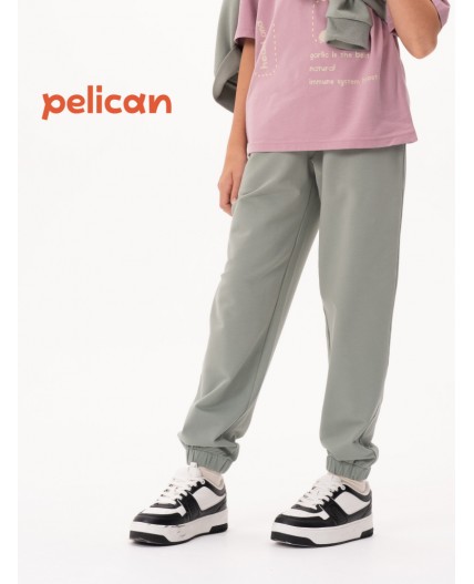 Брюки для девочек Светло-зеленый(60)