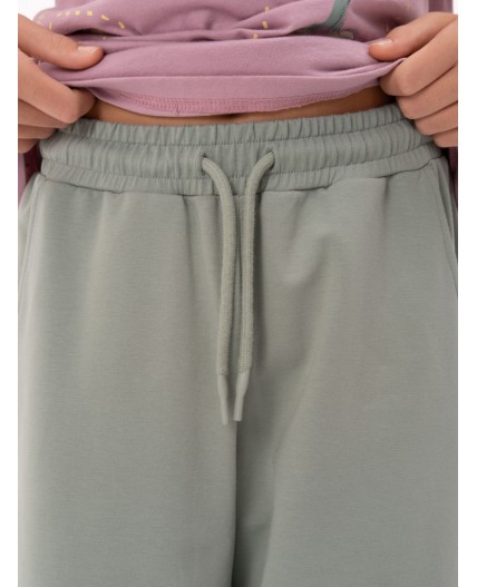 Брюки для девочек Светло-зеленый(60)