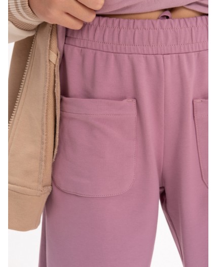 Брюки для девочек Пыльно-розовый(64)