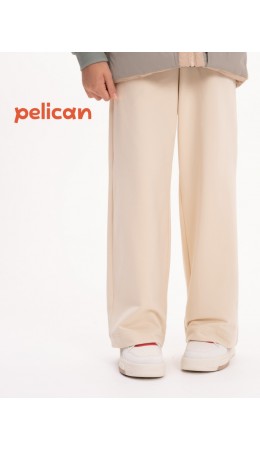 Брюки для девочек Кремовый(19)