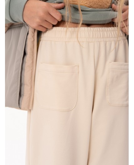 Брюки для девочек Кремовый(19)