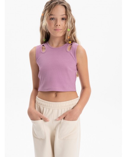 Брюки для девочек Кремовый(19)