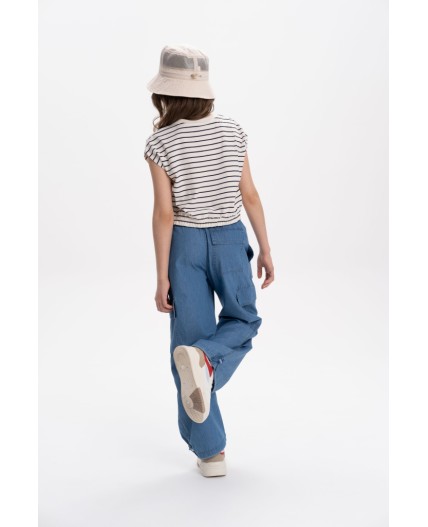 Брюки для девочек Джинс(10)