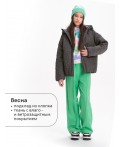 Ветровка для девочек Графит(62)