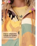 Двусторонняя ветровка для девочек Молочный(28)