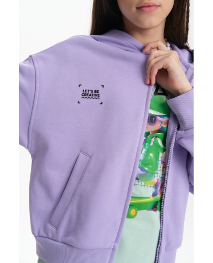 Толстовка для девочек Лаванда(20)
