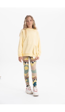 Брюки для девочек Кремовый(19)