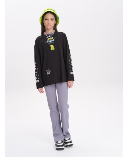 Брюки для девочек Серый(40)