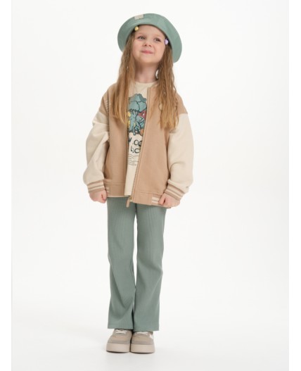 Брюки для девочек Светло-зеленый(60)