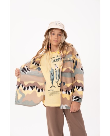 Куртка для девочек Кремовый(19)