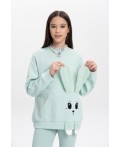 Толстовка для девочек Мятный(61)
