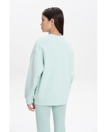 Толстовка для девочек Мятный(61)