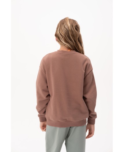 Толстовка для девочек Шоколадный(50)