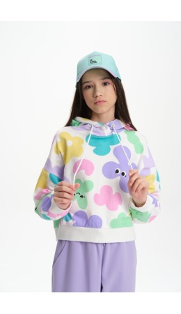 Толстовка для девочек Молочный(28)