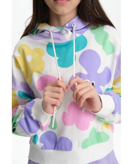 Толстовка для девочек Молочный(28)