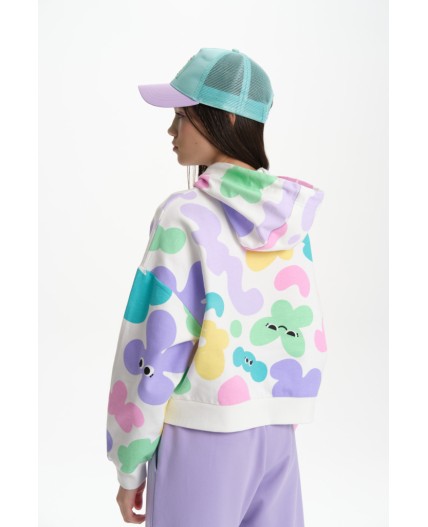 Толстовка для девочек Молочный(28)