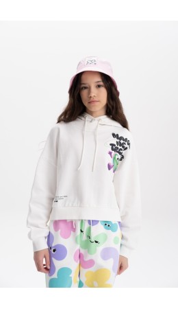 Толстовка для девочек Молочный(28)
