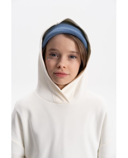 Толстовка для девочек Молочный(28)