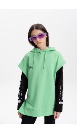 Толстовка для девочек Салатовый(38)