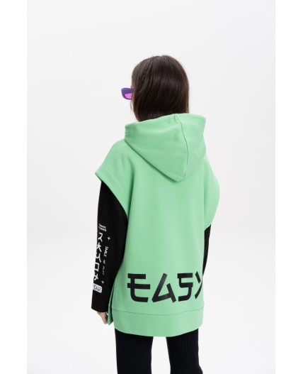 Толстовка для девочек Салатовый(38)