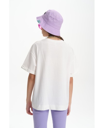 Футболка для девочек Молочный(28)