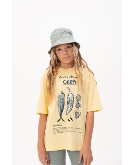 Футболка для девочек Желтый(11)