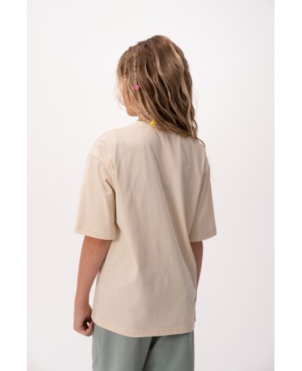 Футболка для девочек Кремовый(19)