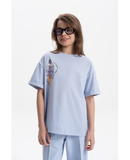 Футболка для девочек Лед(22)