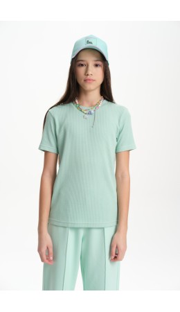 Футболка для девочек Мятный(61)