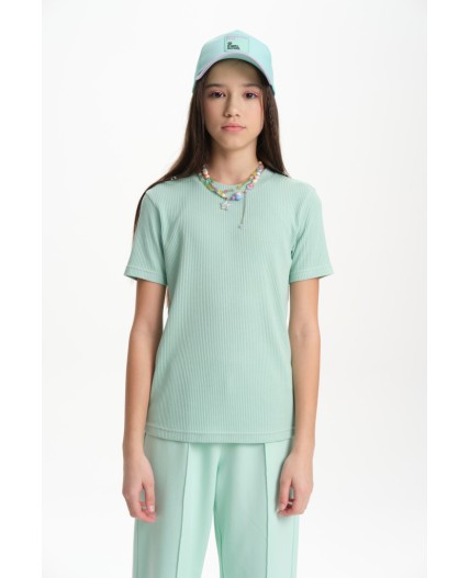 Футболка для девочек Мятный(61)