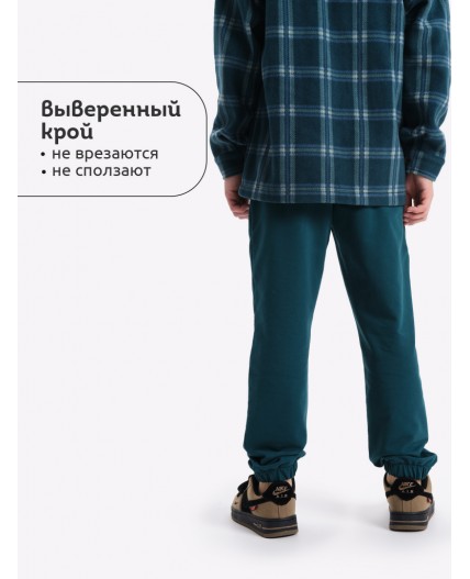 Брюки для мальчиков Изумрудный(14)