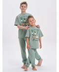 Пижама для мальчиков Светло-зеленый(60)